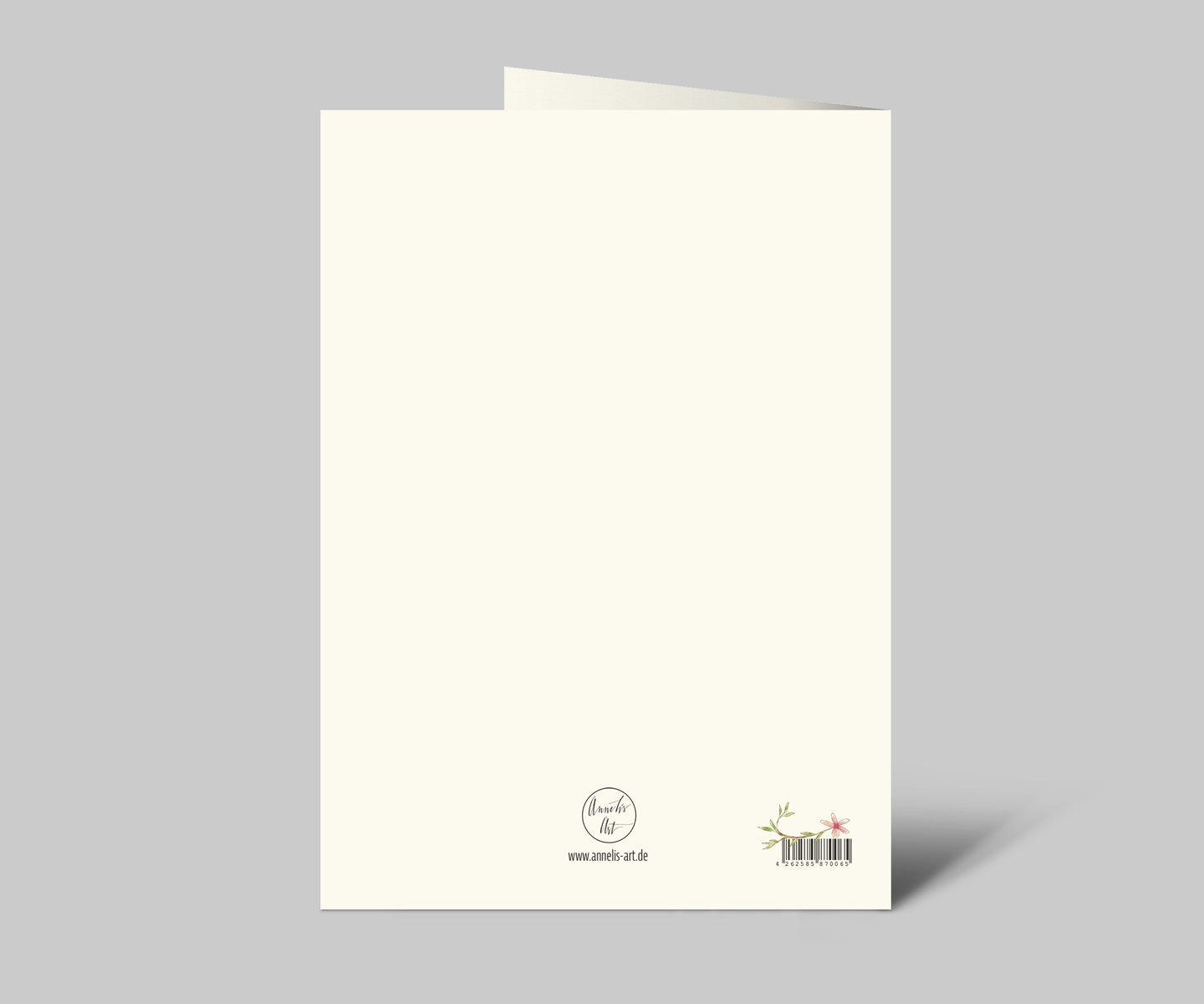 Karte zur Konfirmation | Herz aus Ästen und Blüten | Übernimm Veranwortung für dich und das was dir wichtig ist | Klappkarte mit Umschlag