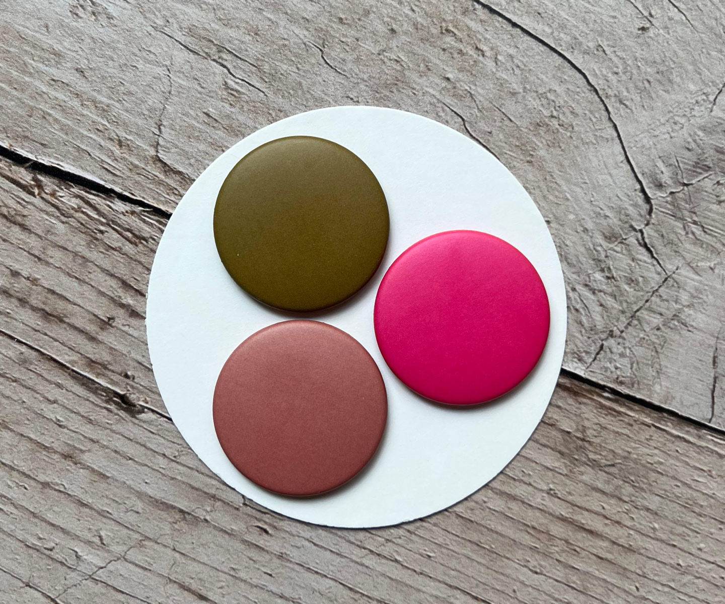 Konfettimagnete | 3er Set | Bunte Magnete in verschiedene Farben