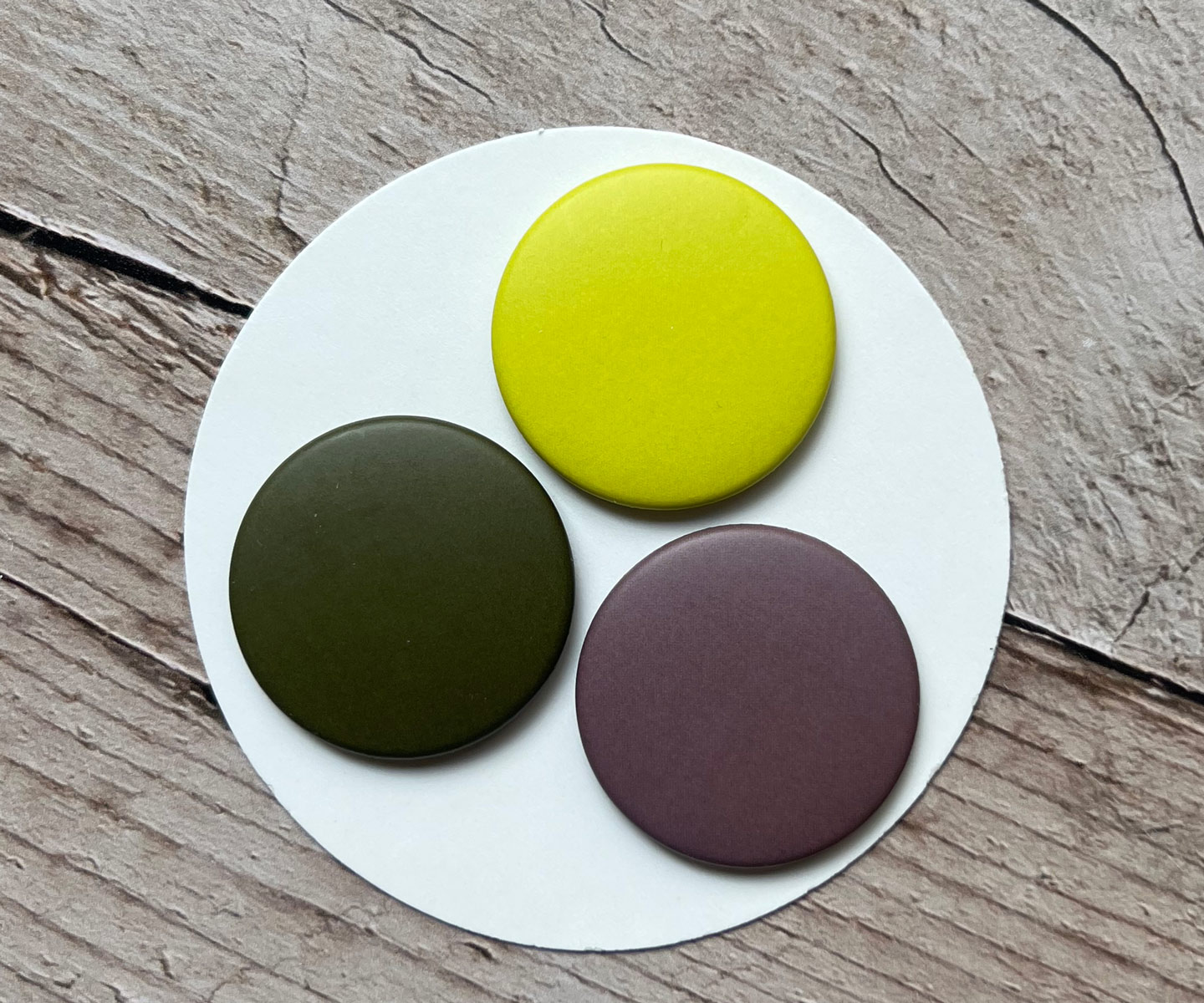Konfettimagnete | 3er Set | Bunte Magnete in verschiedene Farben