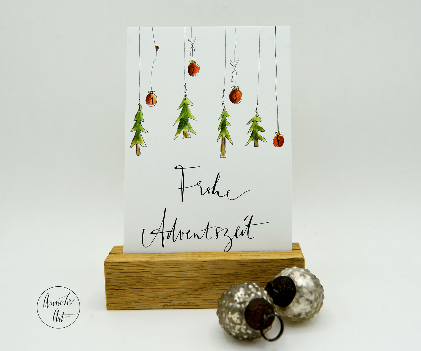 Postkarte | Adventskart | Frohe Adventszeit