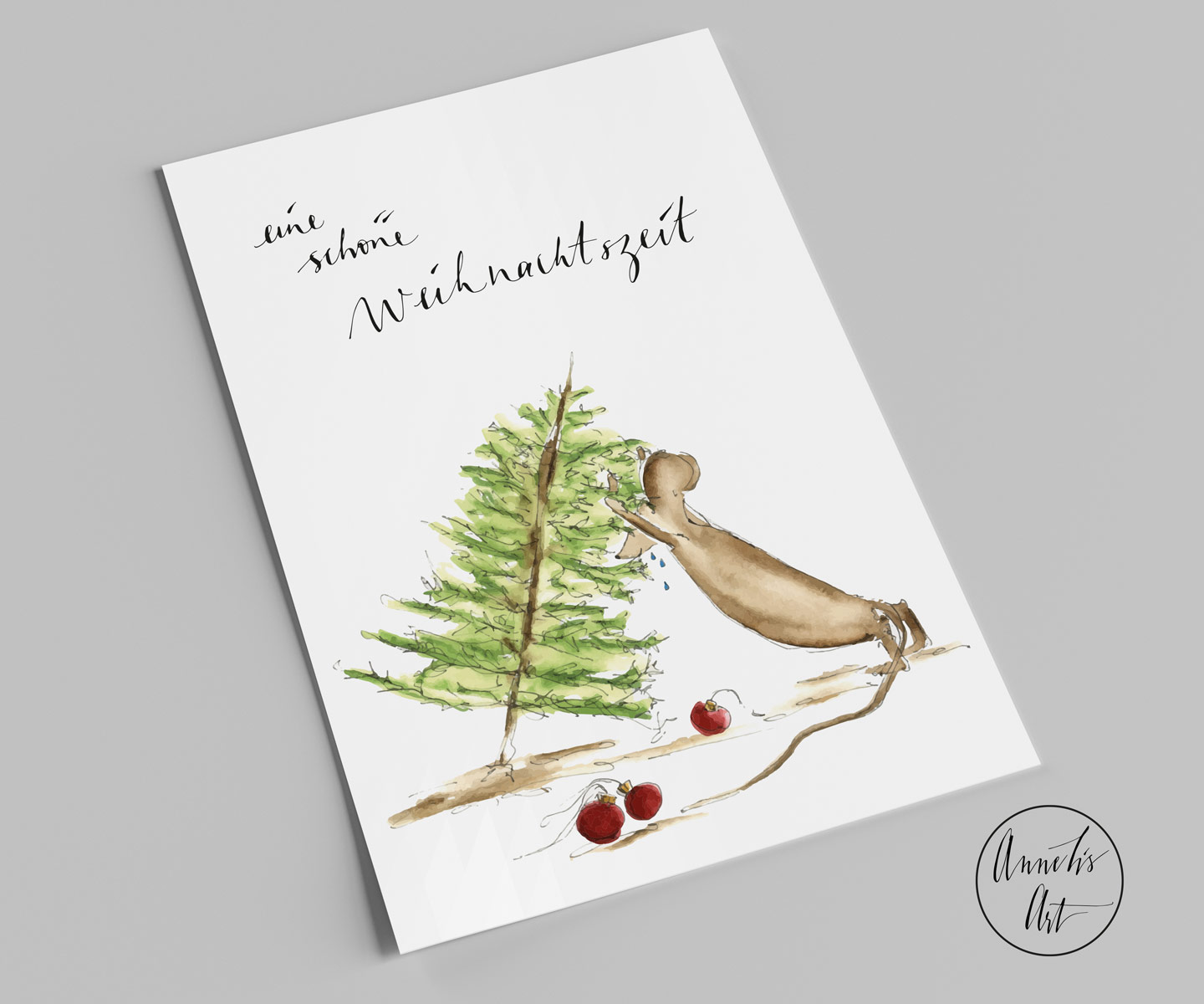 Postkarte | Weihnachtskarte | eine schöne Weihnachtszeit