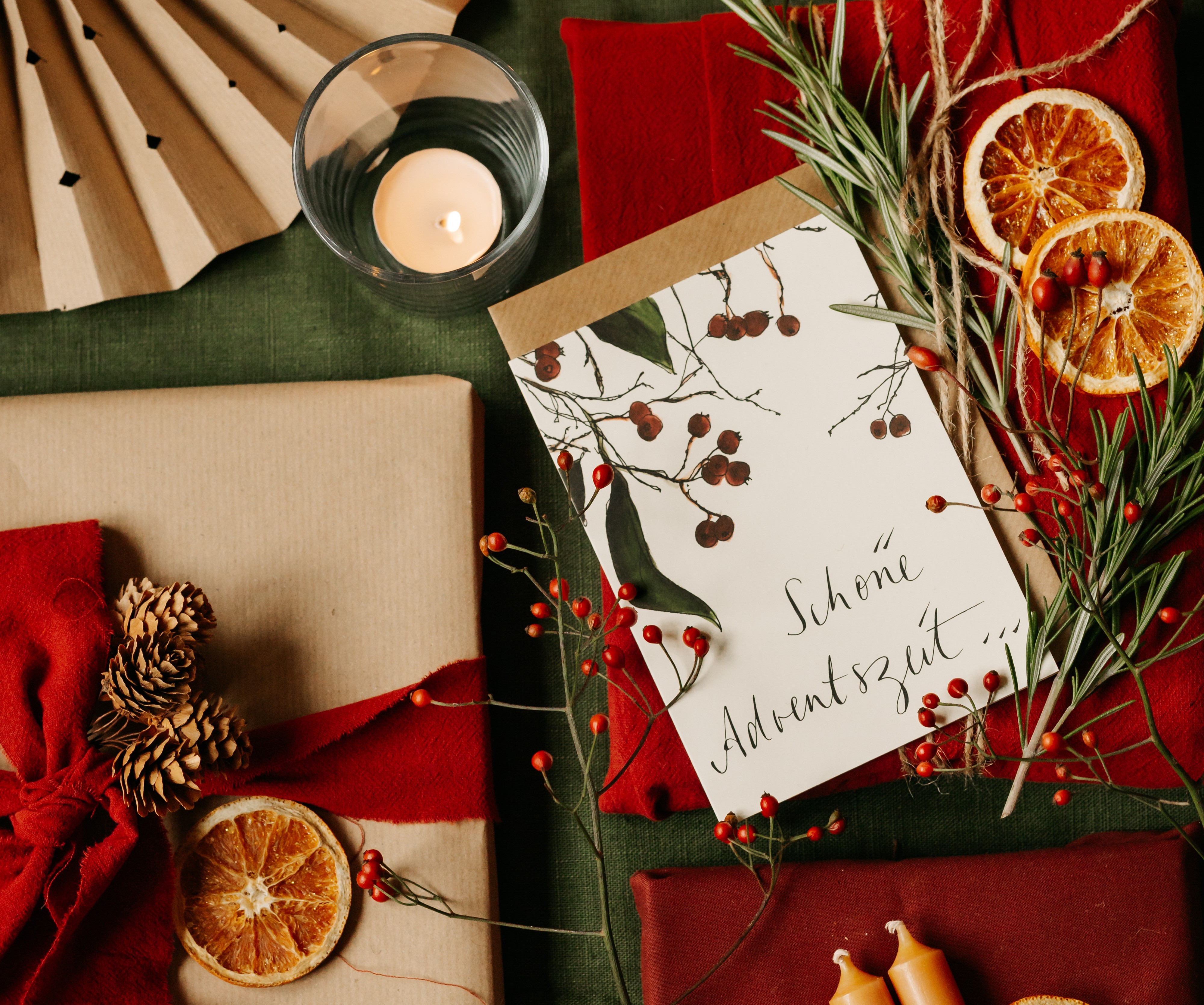 Schöne Adventszeit | Kreative Adventskarte | Klappkarte DIN A6