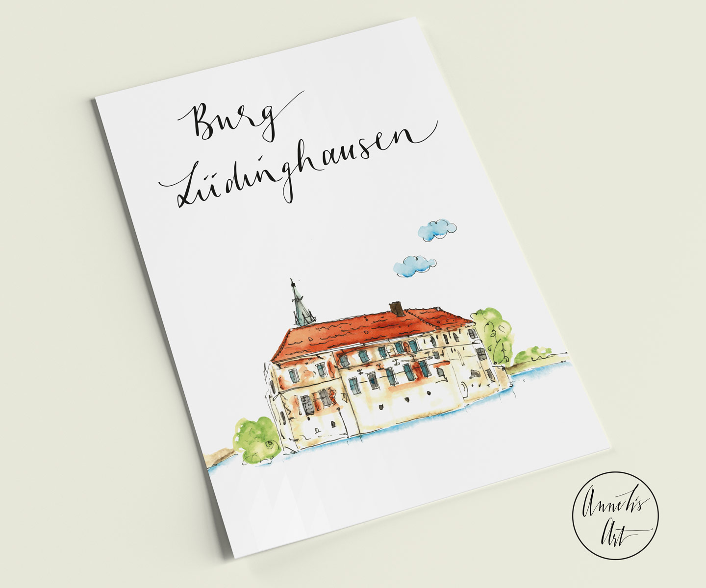 Postkarte Burg Lüdinghausen Münsterland